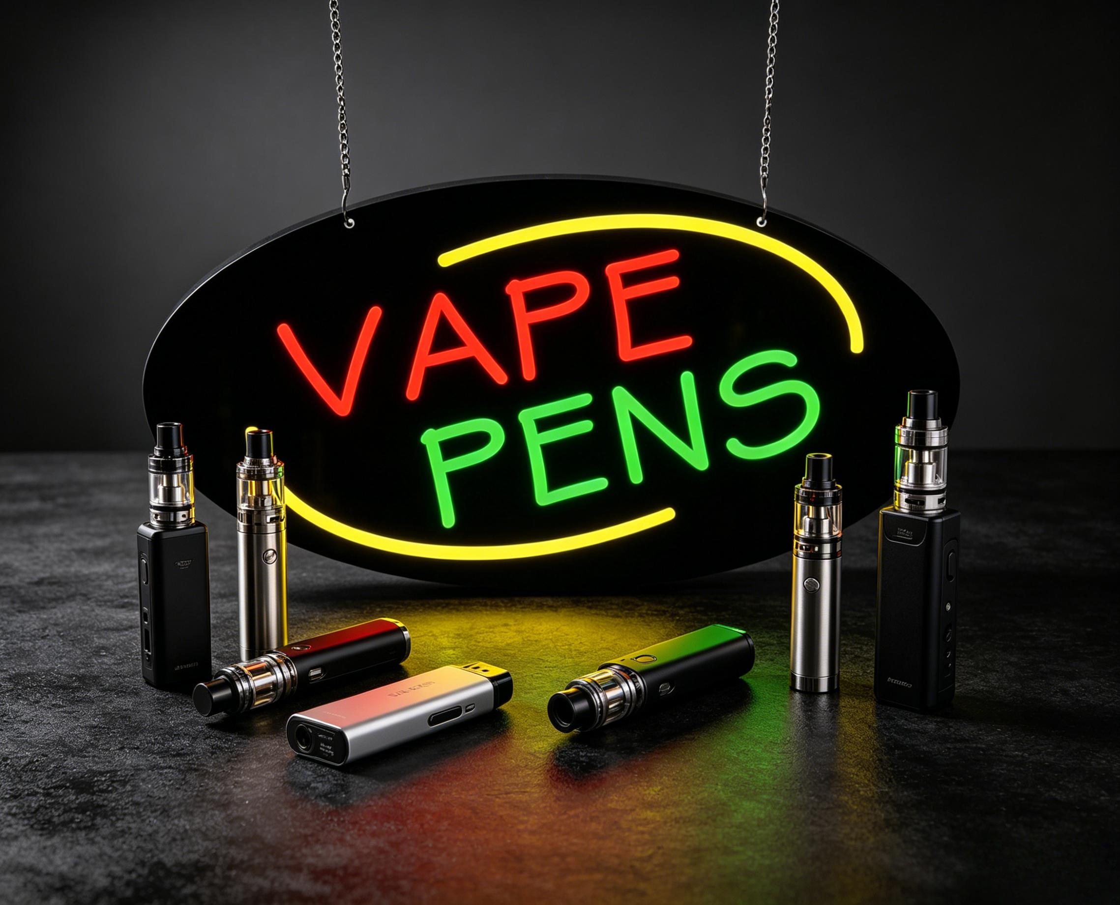 Vape Pens Neon Sign Dimmable L - Vaping Store review and price