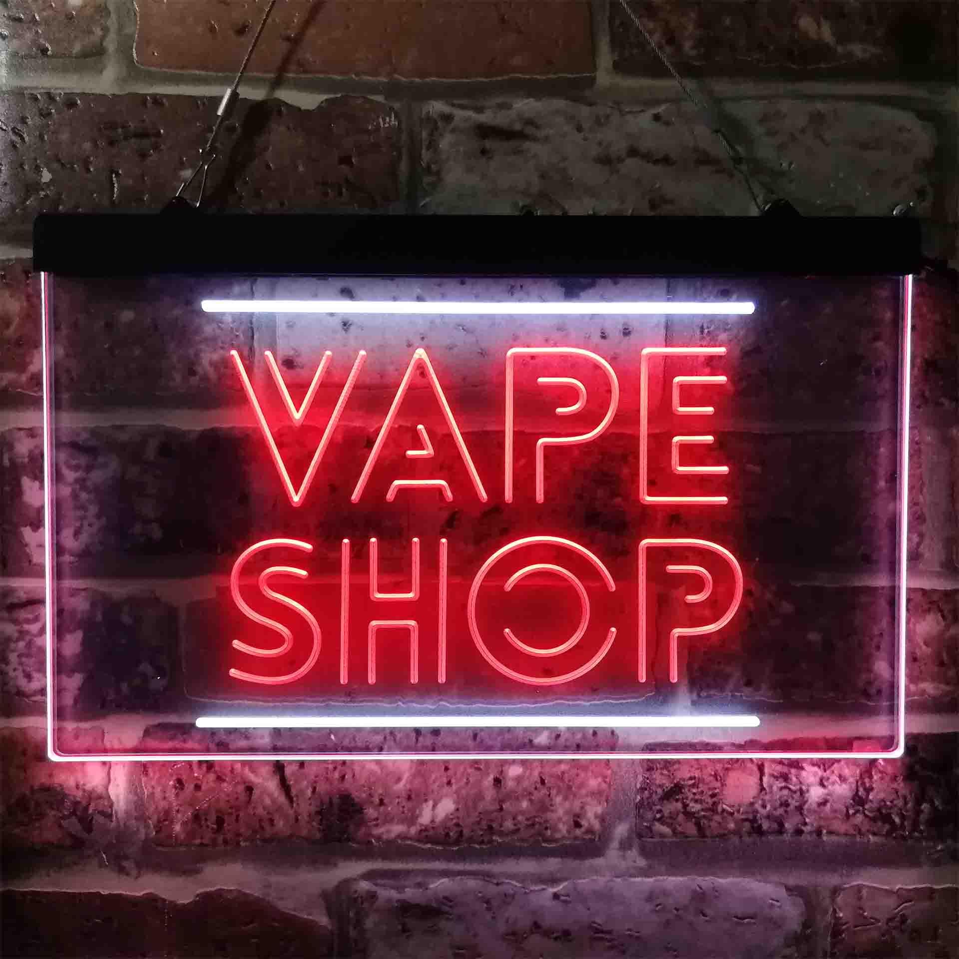 VAPE SHOP Dual Color Led Neon  - Vaping Shop review and price