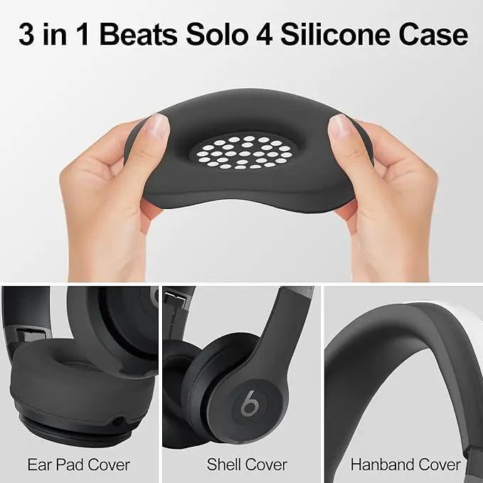 【3 in 1】 Solo 3/4 Silicone Cas - Beats Headphone Solo 4 review and price