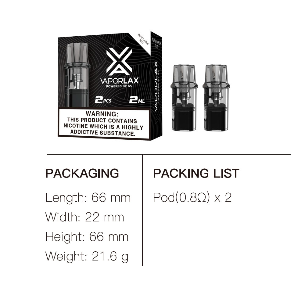VaporLax Nano Cartridge 2ml wi - Vaping Area review and price