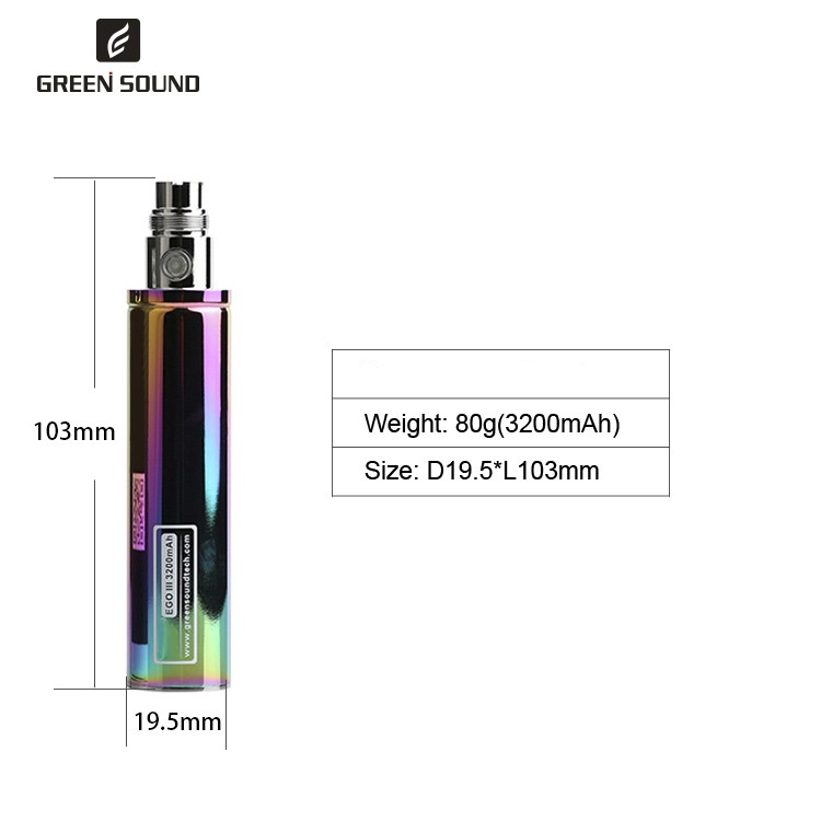 GS Ego 3 III 3200mAh Battery V - Vaping Area review and price