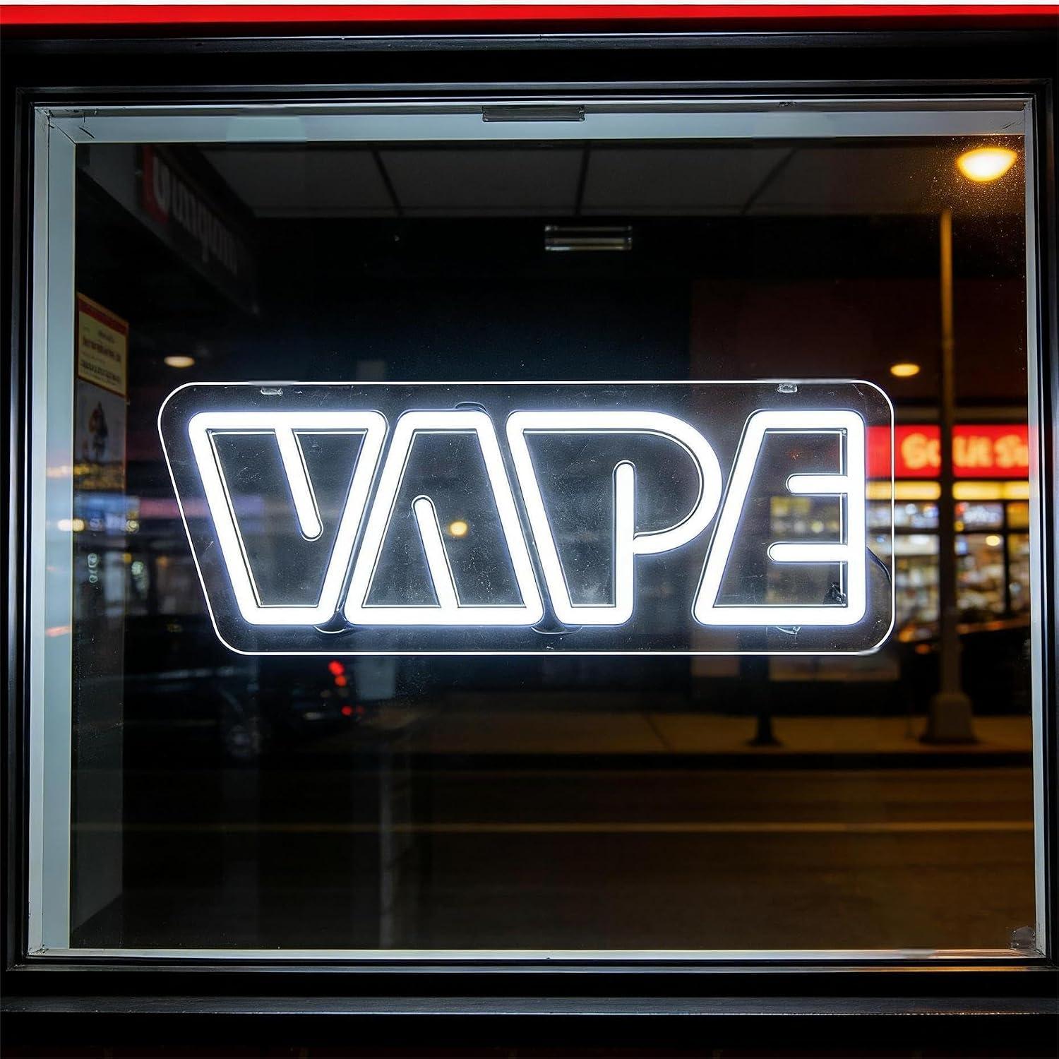 VAPE Neon Sign USB Dimmable LE - Vaping Store review and price
