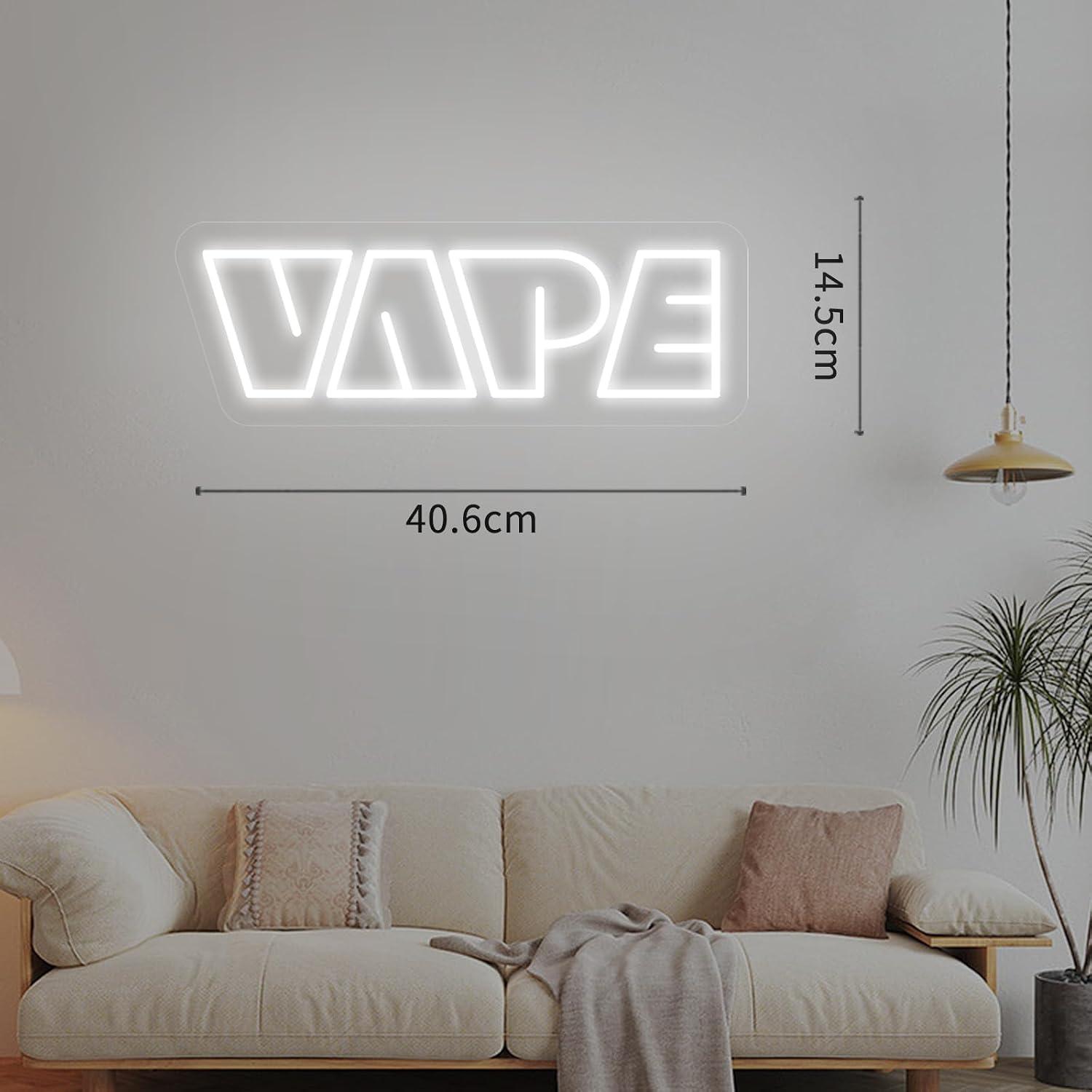 VAPE Neon Sign USB Dimmable LE - Vaping Store review and price