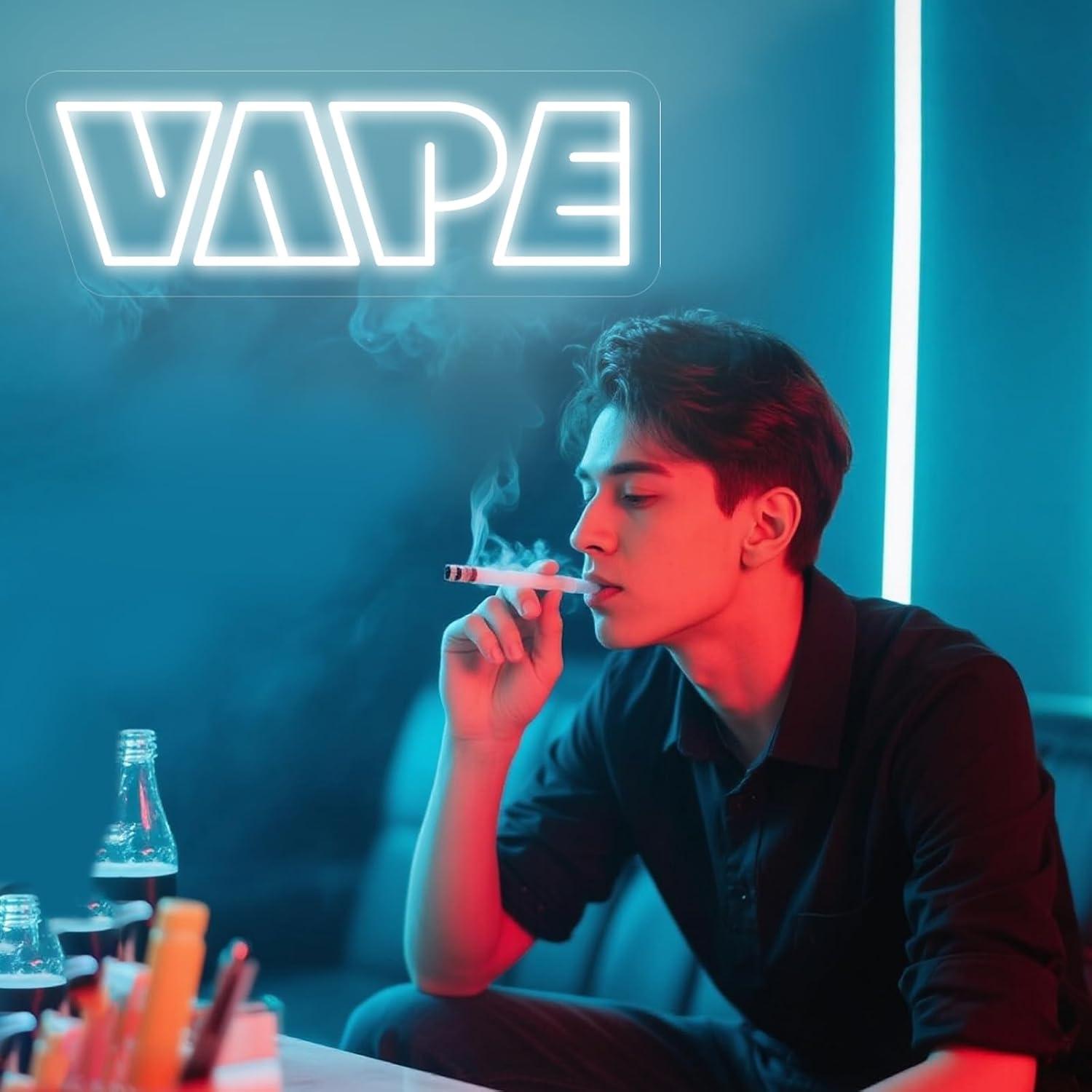 VAPE Neon Sign USB Dimmable LE - Vaping Store review and price