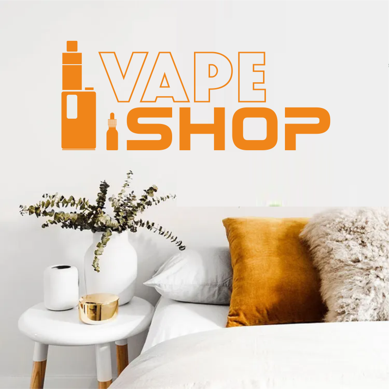 Vinyl Wall Decals Vape Shop Si - Vaping Shop review and price