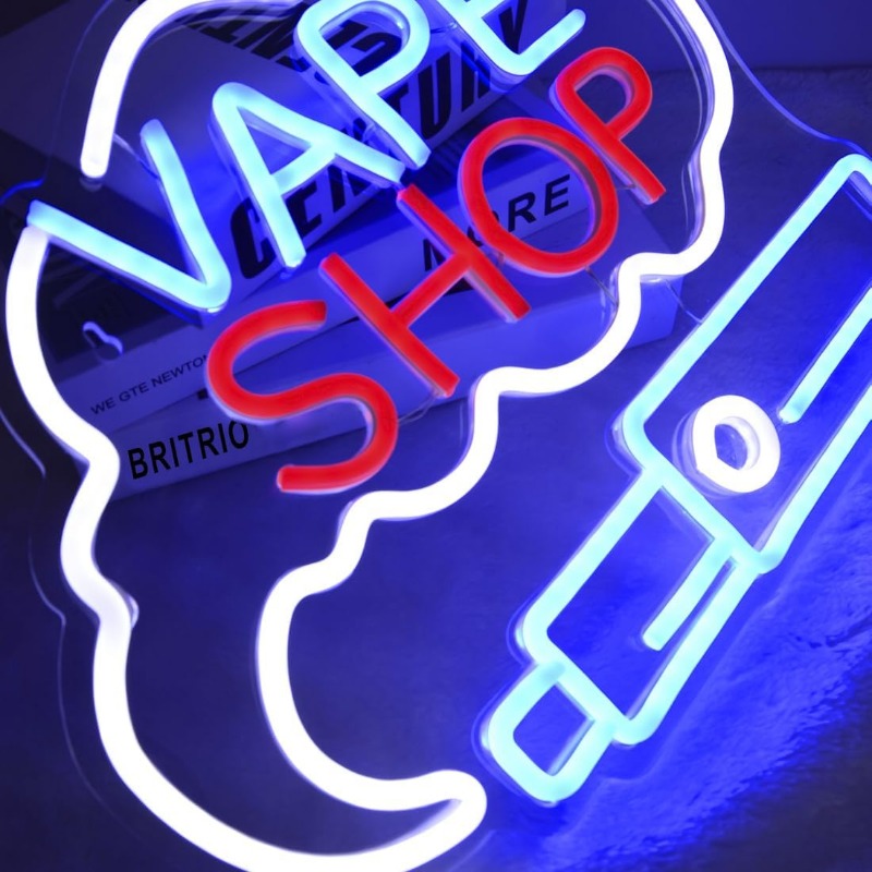 LED VAPE SHOP Smoke Neon Sign  - Vaping Store review and price